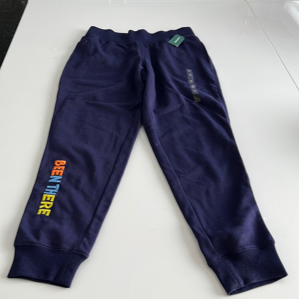 Navy “been there “ jogger